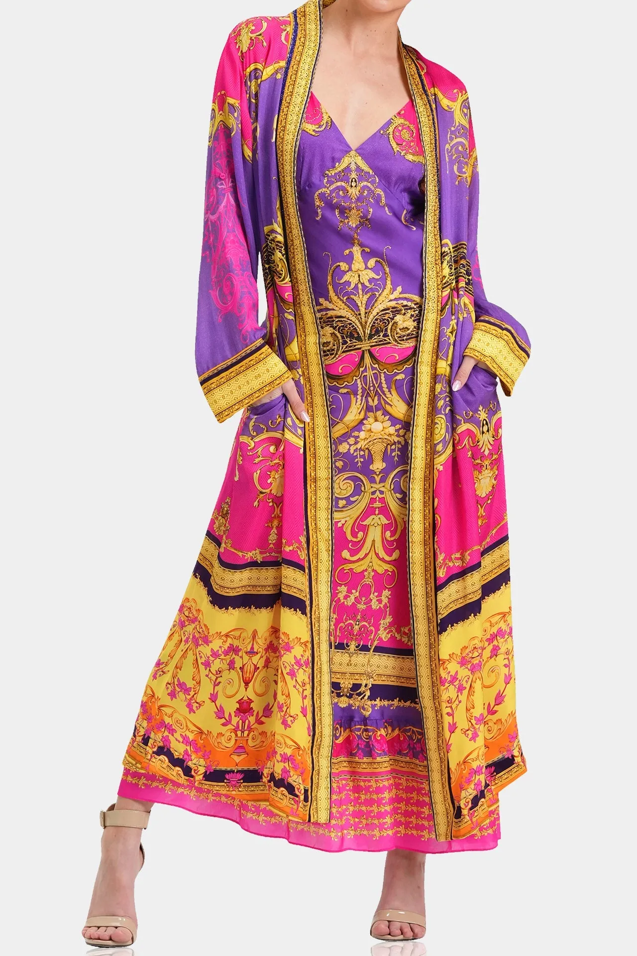 Silk Satin Coat