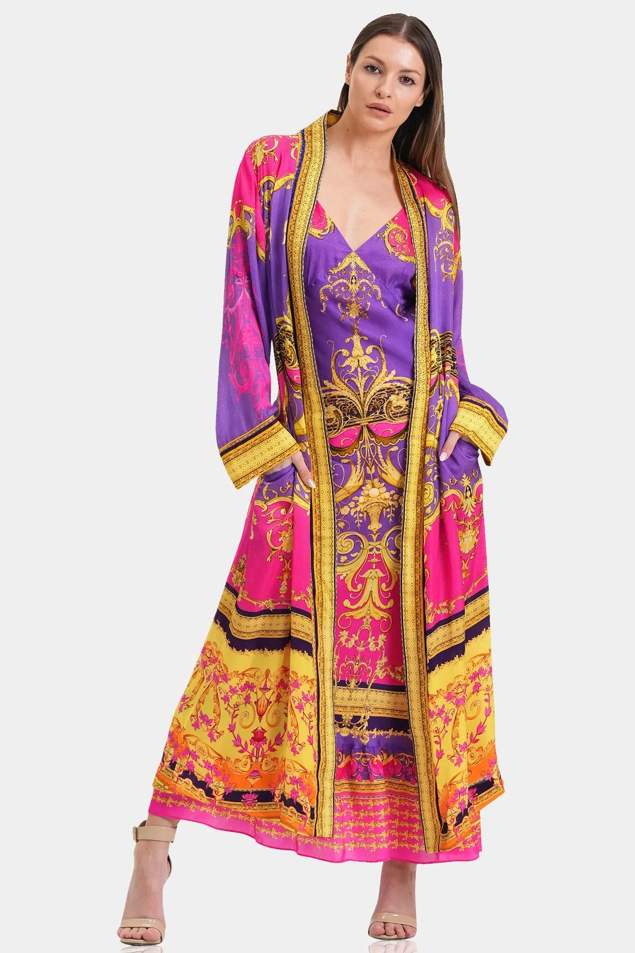 Silk Satin Coat