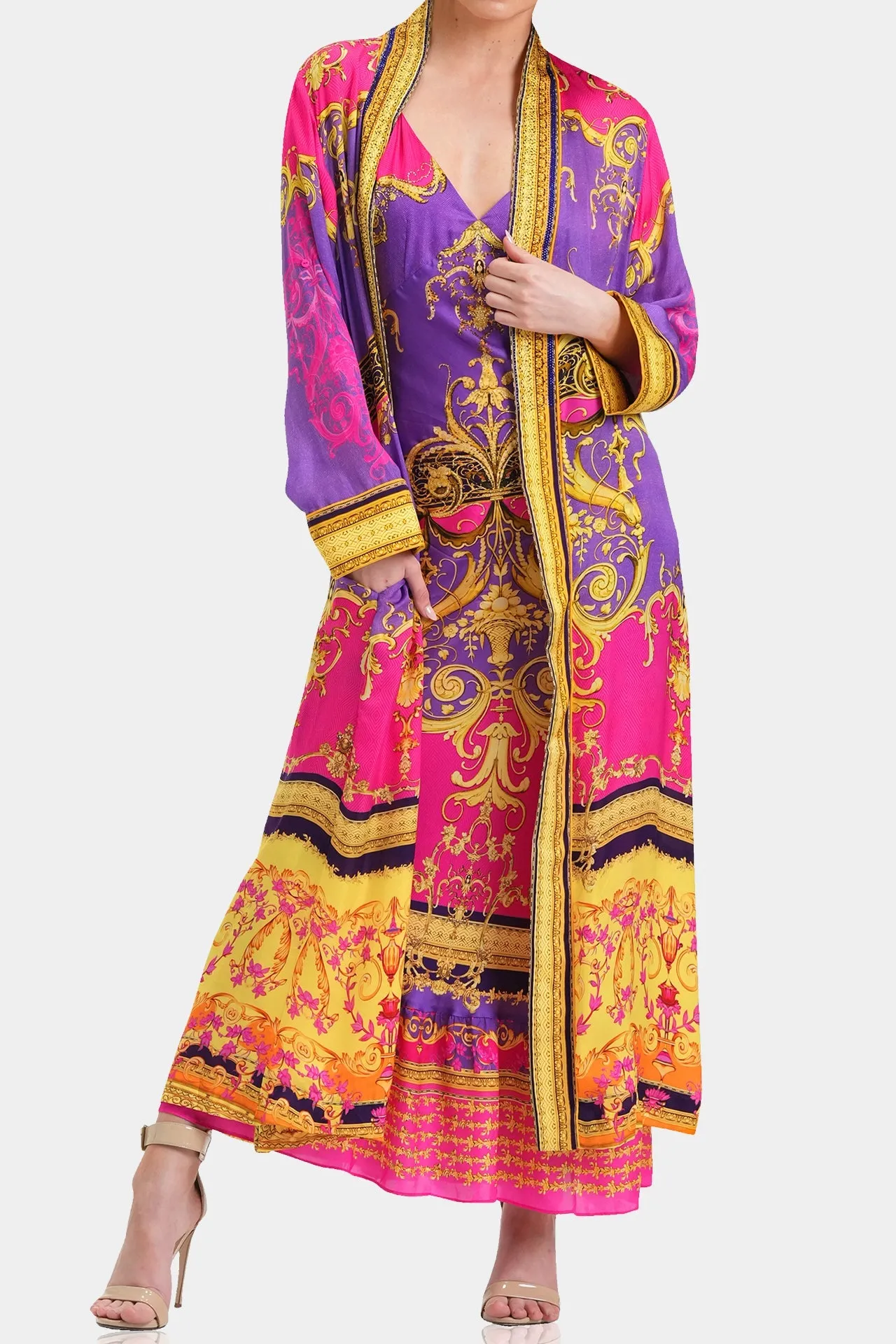 Silk Satin Coat