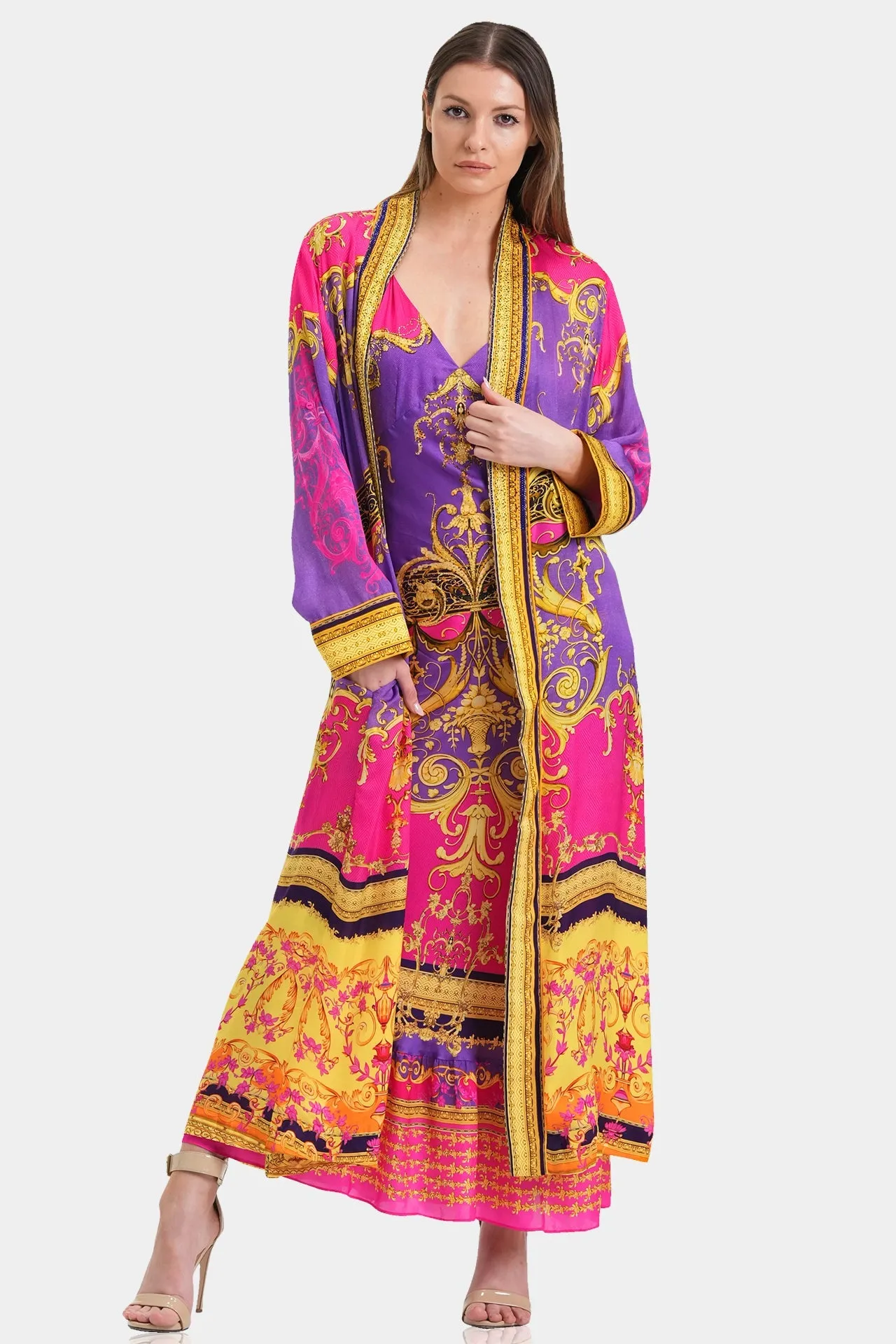 Silk Satin Coat
