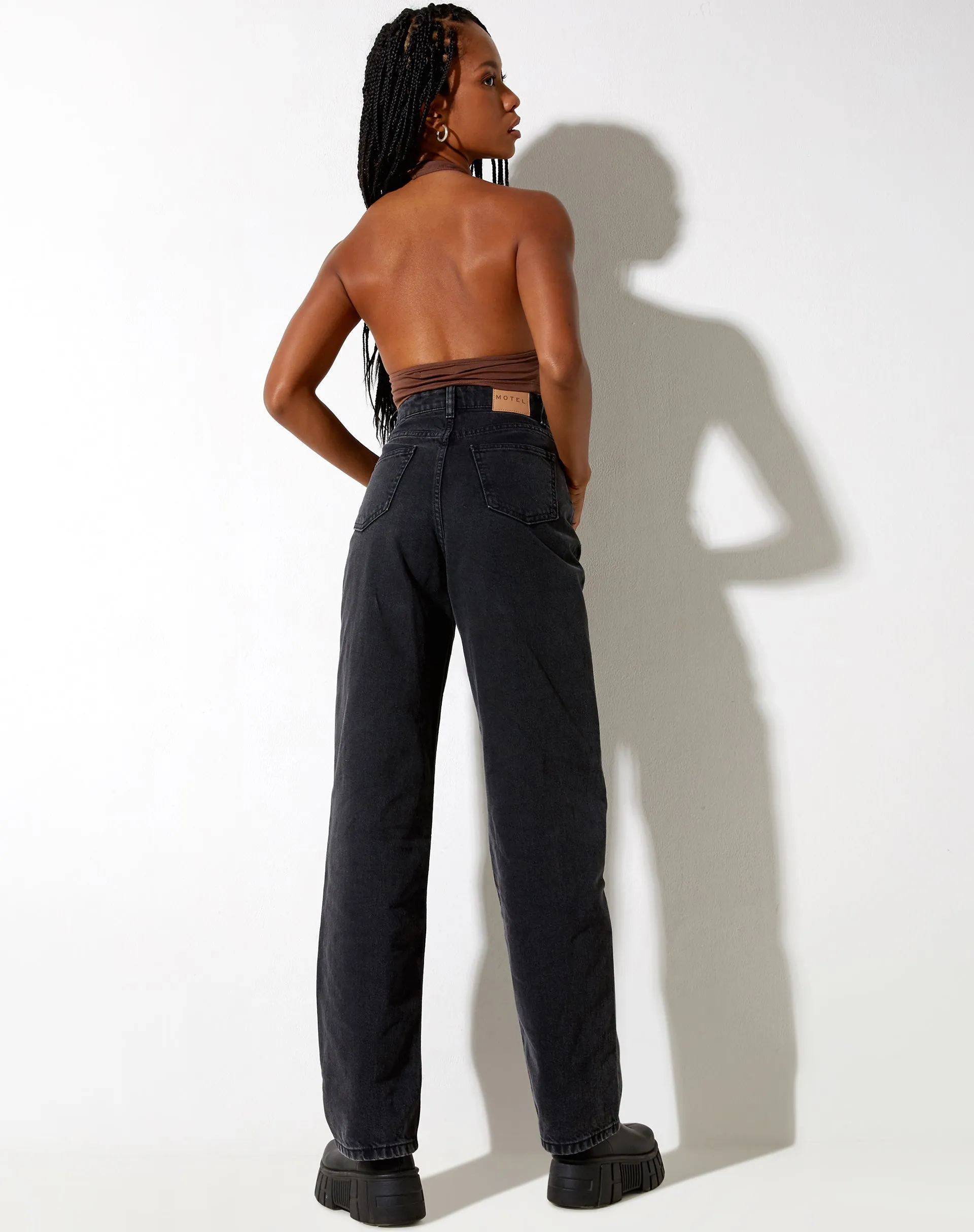 Silta Crop Top in Deep Mahagony