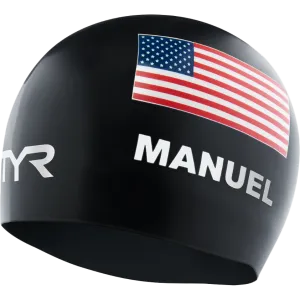 Simone Manuel USA Silicone Swim Cap