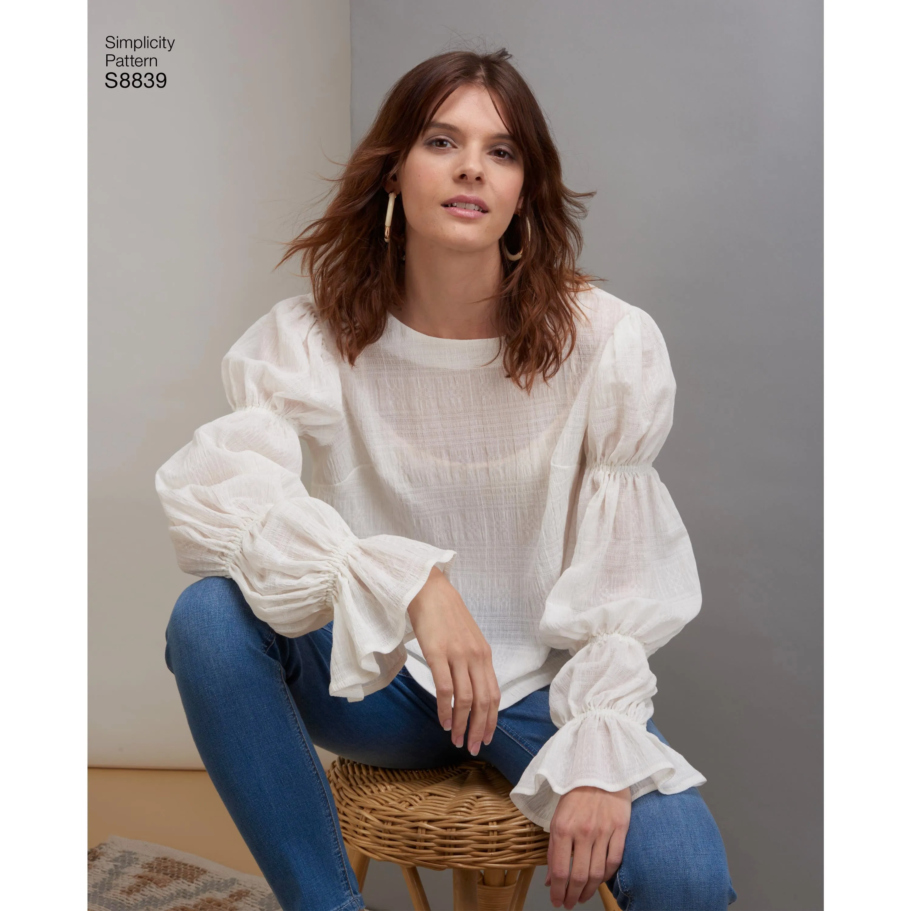 Simplicity Pattern 8839 Misses' Pullover Tunic or Tops