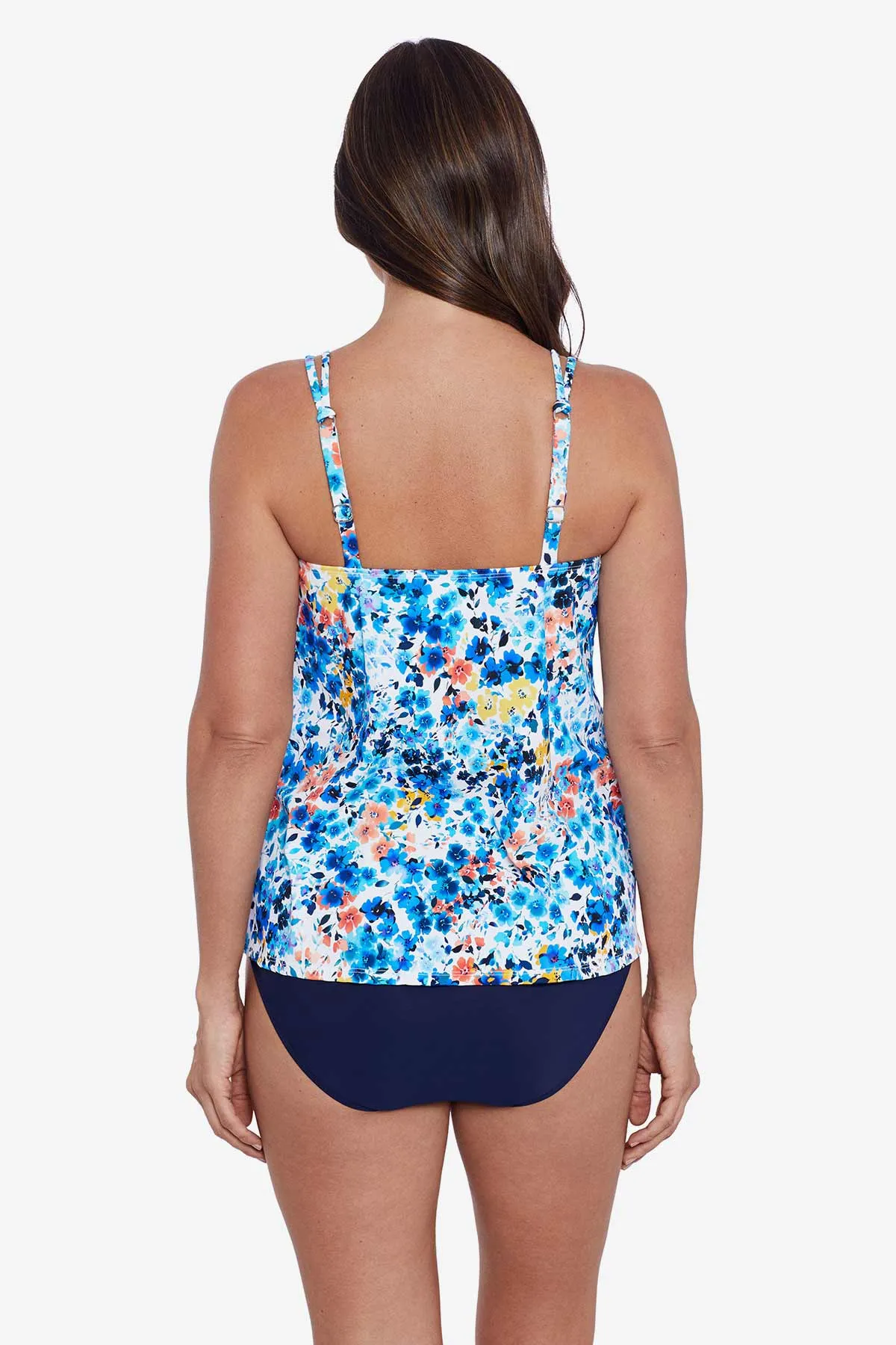 Skip To My Blues Handkerchief Hem Tankini Top