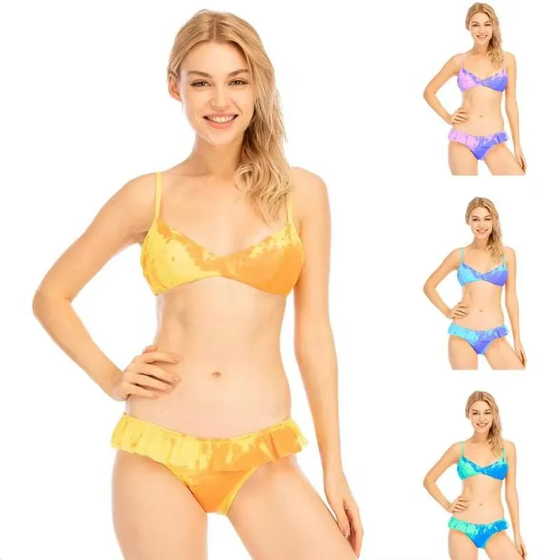 Skirted Berry Blast Color Changing Two Piece Bikini