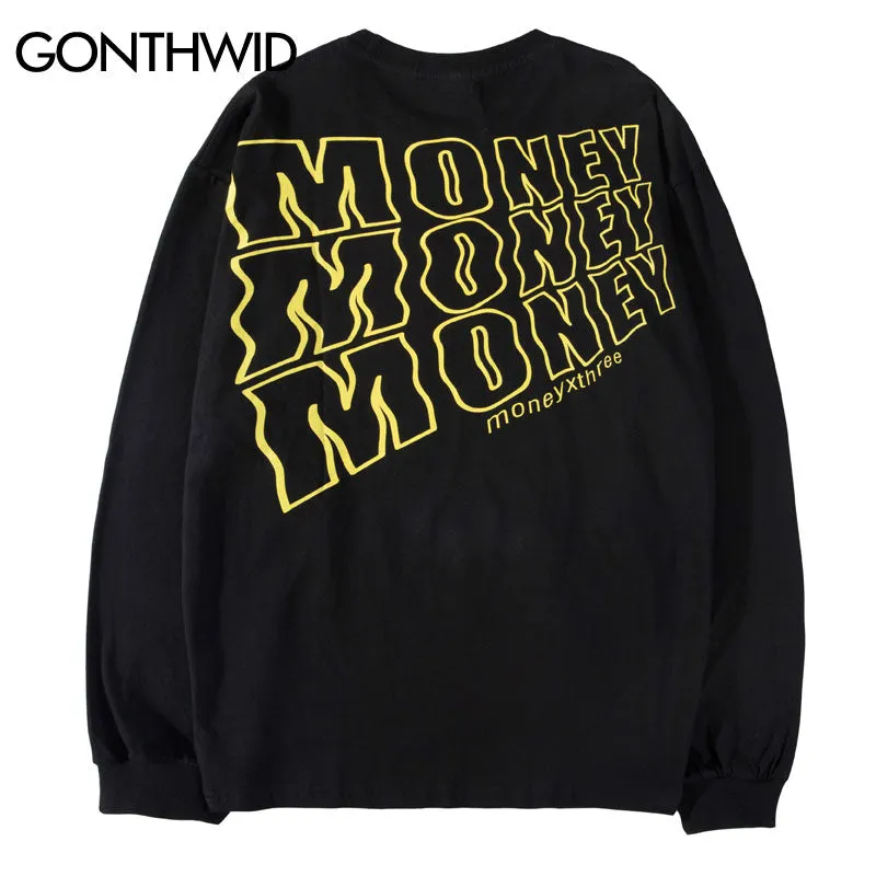 Skull Middle Finger Long Sleeve