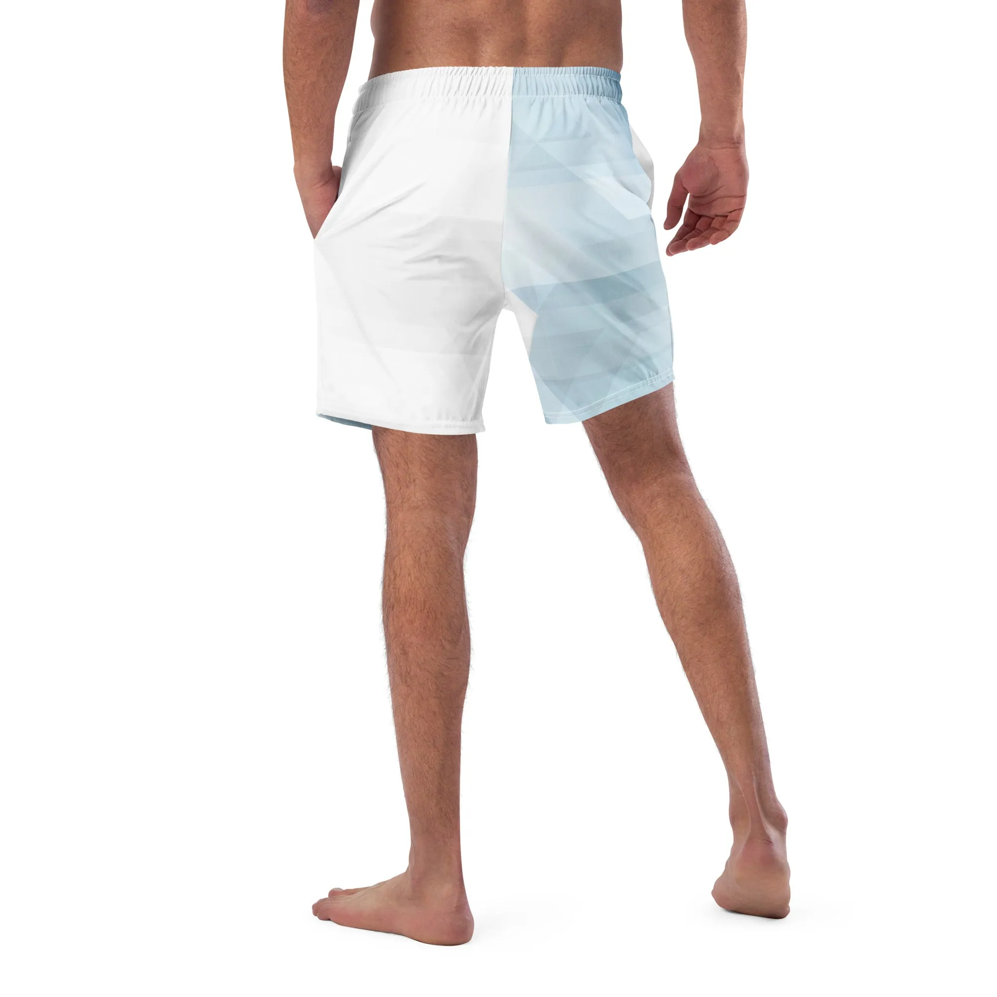 Sky-Blue Summer Men's swim trunks