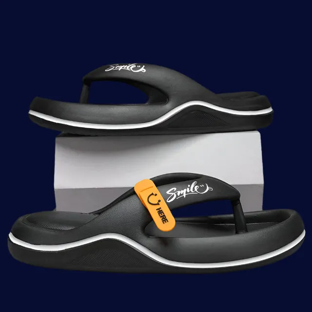 Smile! Men's flip flops design