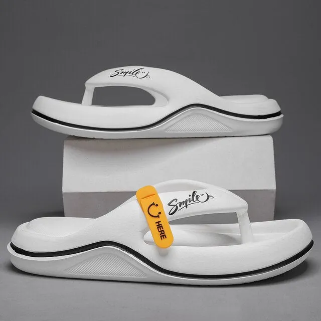 Smile! Men's flip flops design