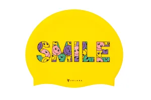 Smile Silicone Swim Cap