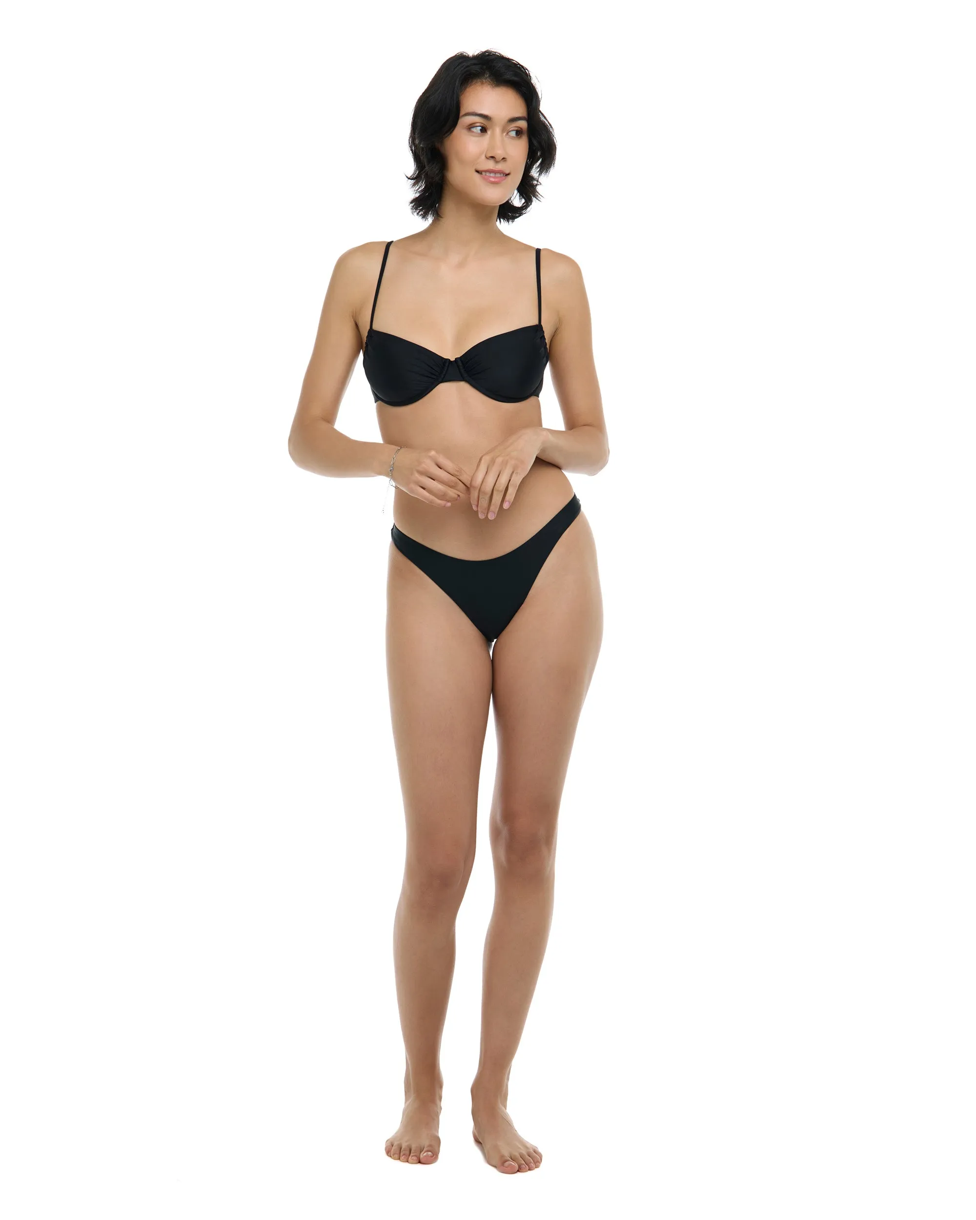 Smoothies Alice Underwire Bikini Top - Black