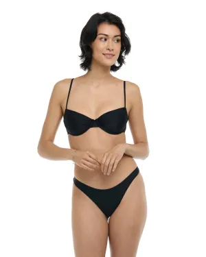 Smoothies Alice Underwire Bikini Top - Black