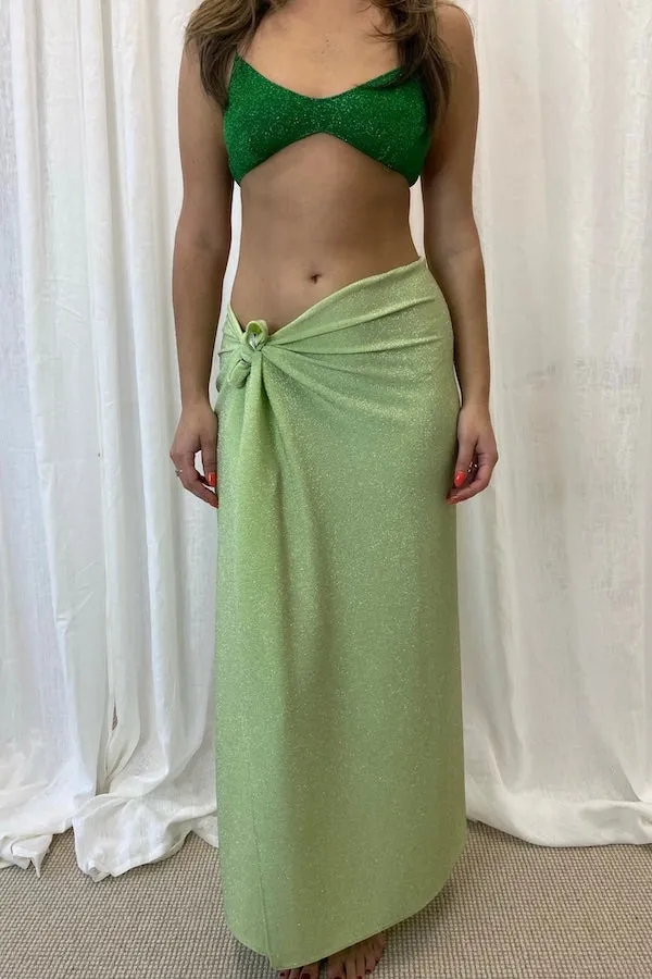 Sneaky Long Sarong Lime