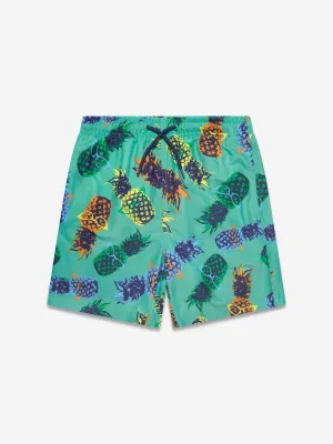 Soli Swim Boys Pineapple Swim Shorts (UPF50 ) in Green