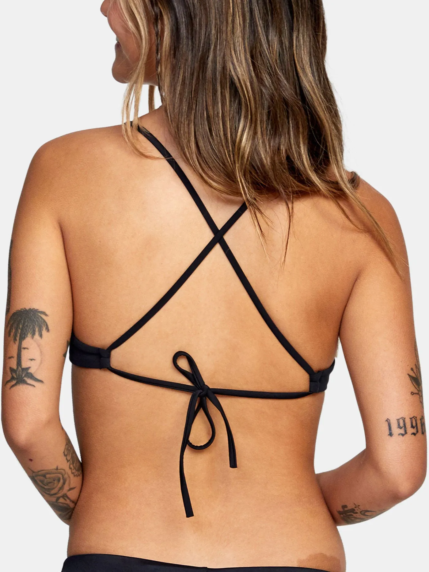 Solid Crossback Bikini Top