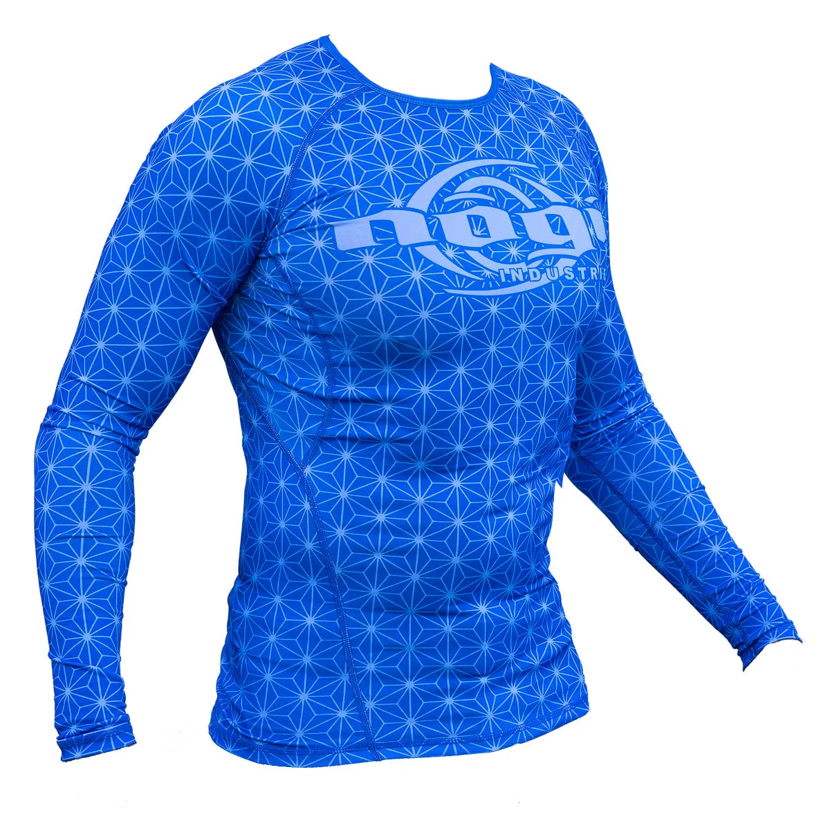Spectral Long Sleeve Rank Rashguard - Blue (LS) by Nogi Industries