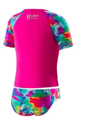 SPEEDO  BEGIN TO SWIM Printed Rashguard 2Pc Set