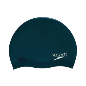 Speedo Silicone Adult Swim Cap - Navy