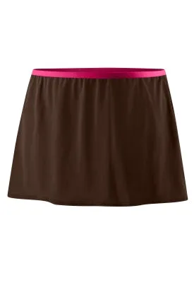 SPEEDO Solid Swim Skirt w/ Core Compression (2 Colors)