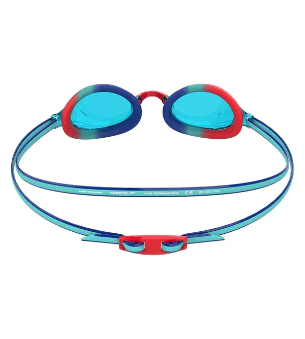Speedo Unisex Junior Vengeance Tint- Lens Goggles - Blue & Red