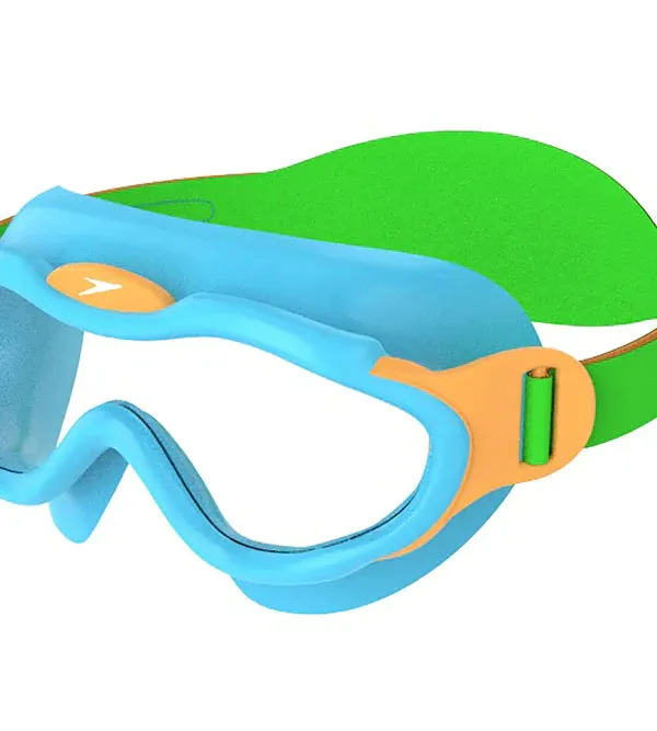 Speedo Unisex Sea Squad Mask Tint- Lens Goggles for Tot's (Blue/ Green)