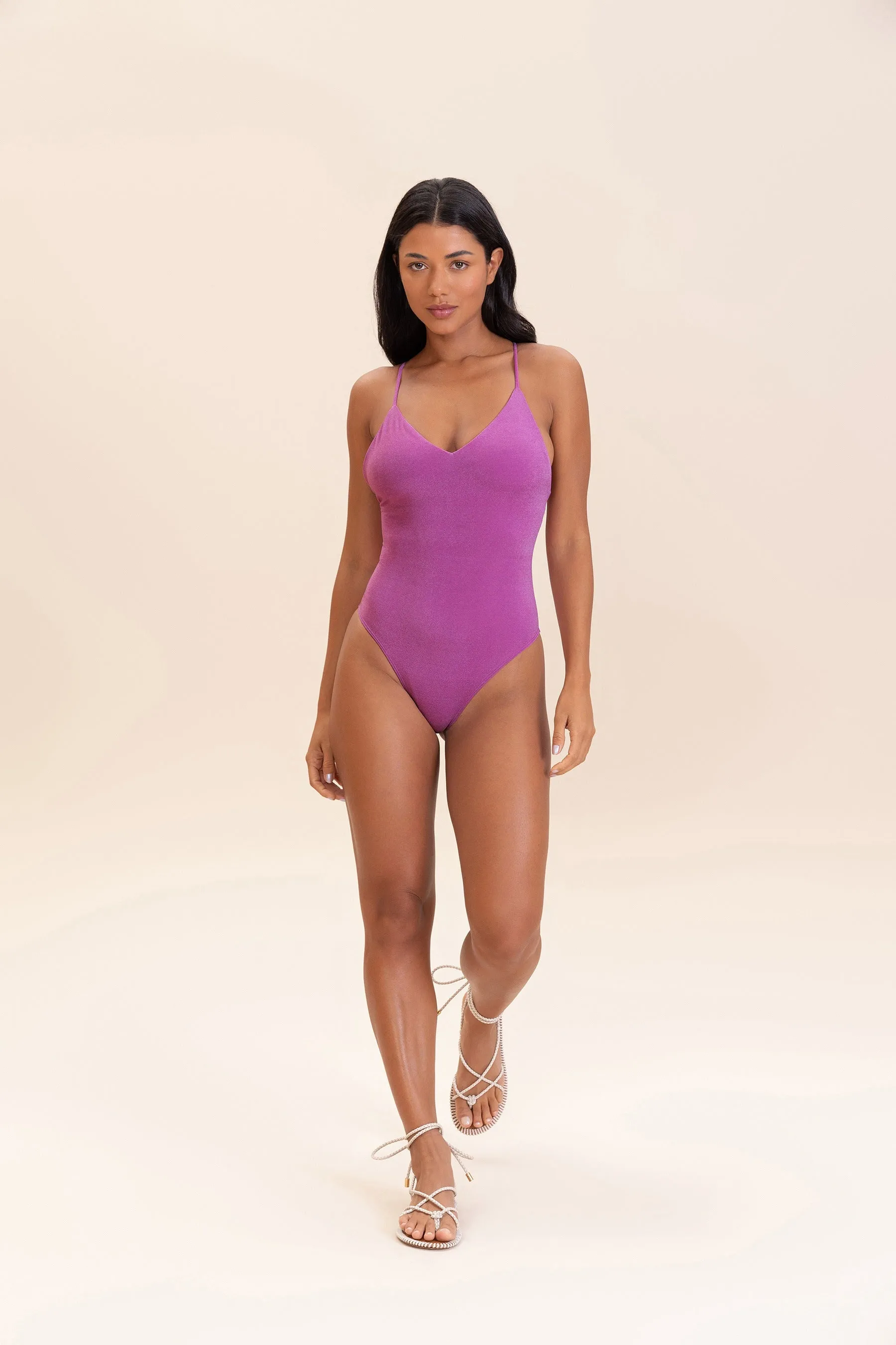 Spell V-Neck Brazilian Swimsuit