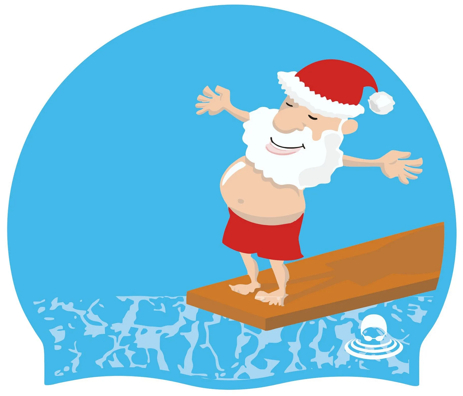 SportySwim Christmas Caps