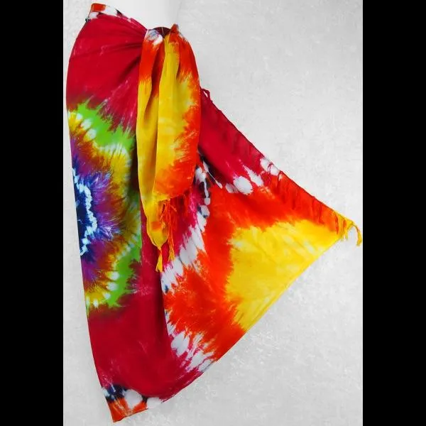 Star Tie-Dye Sarongs