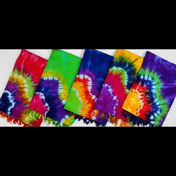 Star Tie-Dye Sarongs