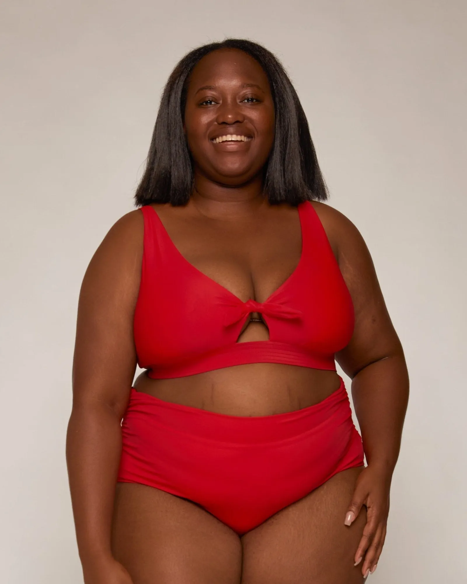 Stella Ruched High-Waist Bottoms | Lava