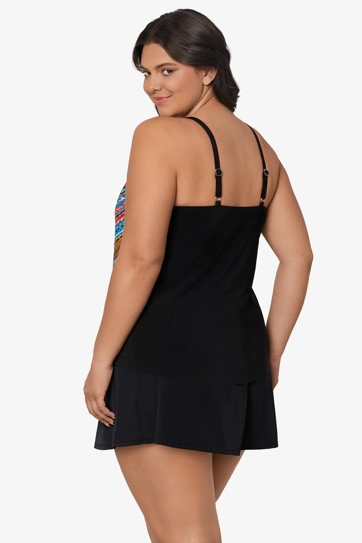 Stitched Up Plus Size Hank Tankini Top