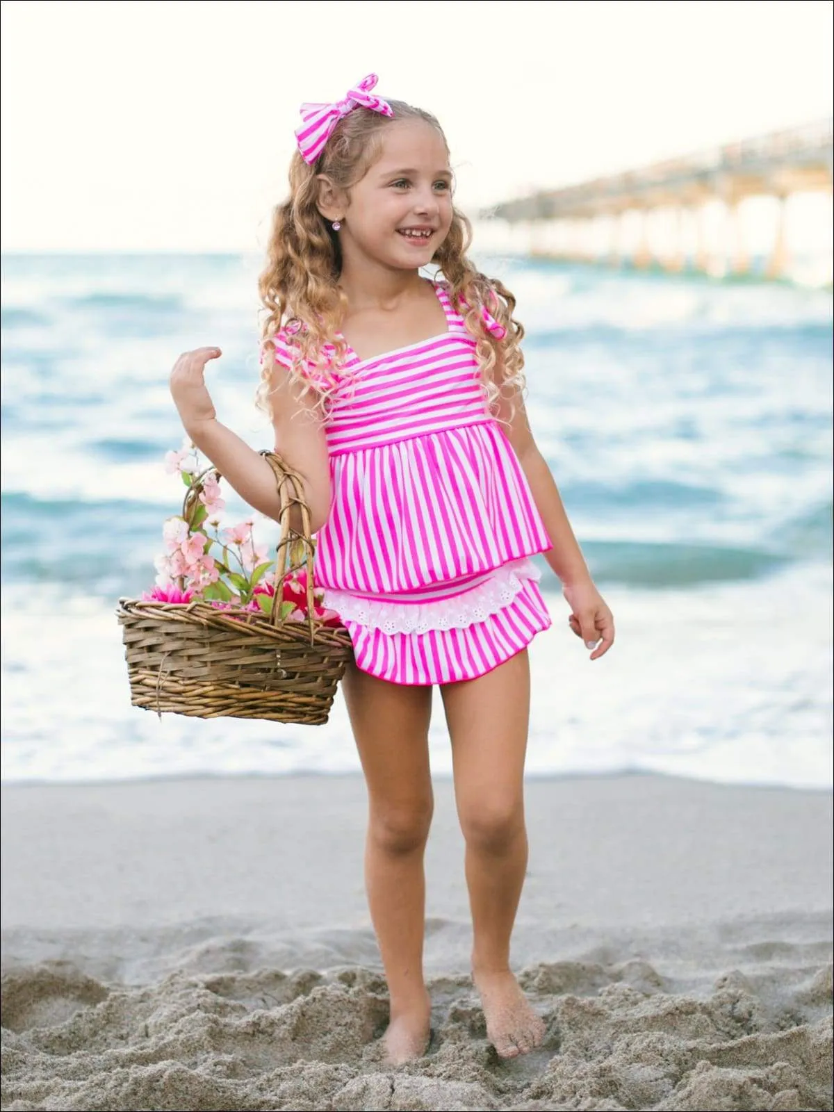 Stripe Where I Belong Two Piece Swimsuit