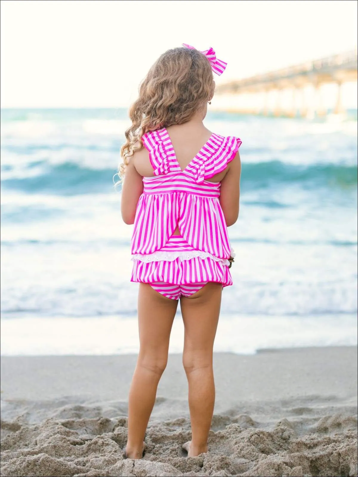 Stripe Where I Belong Two Piece Swimsuit