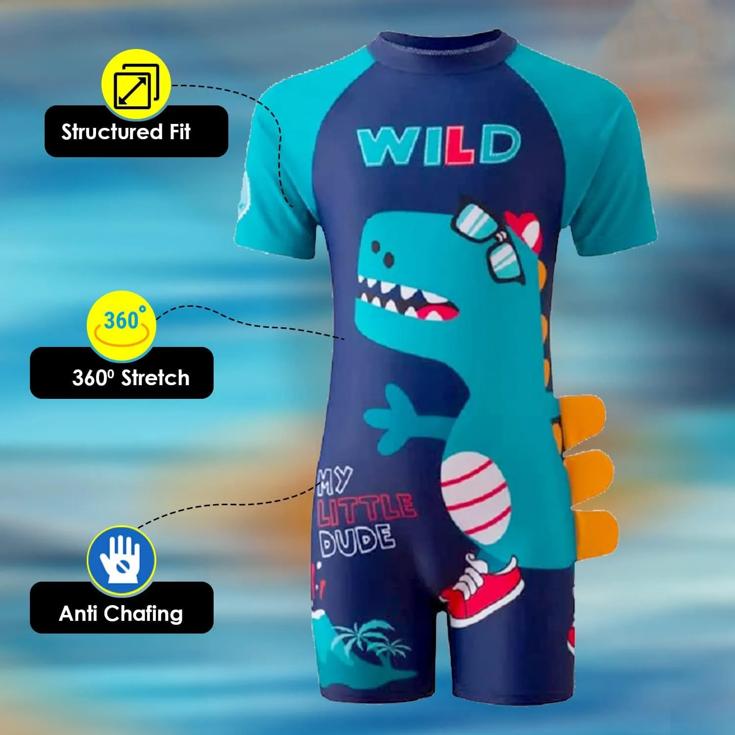 Sunny Days Boys Rash Guard