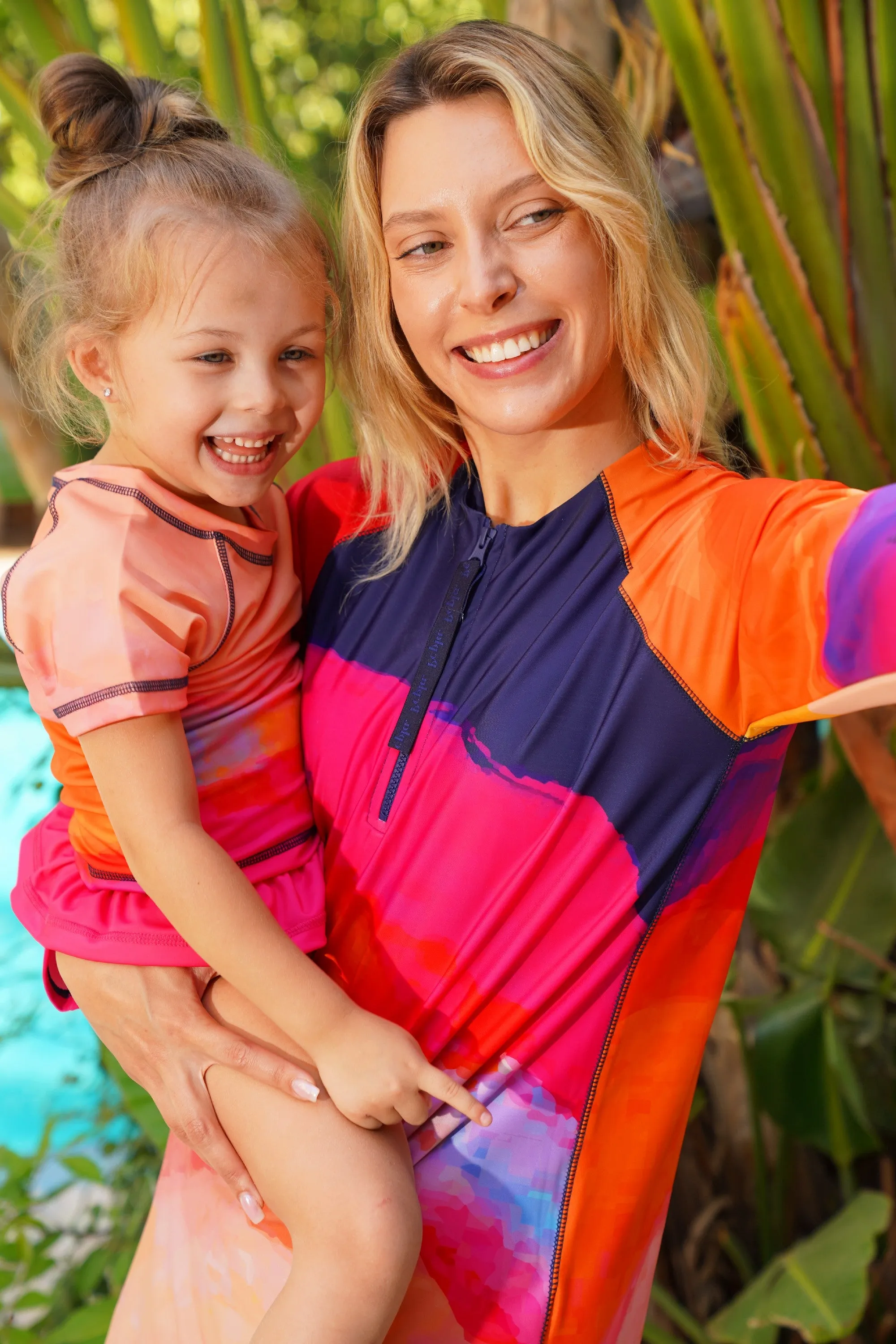 Sunset Girl's Rashguard Set