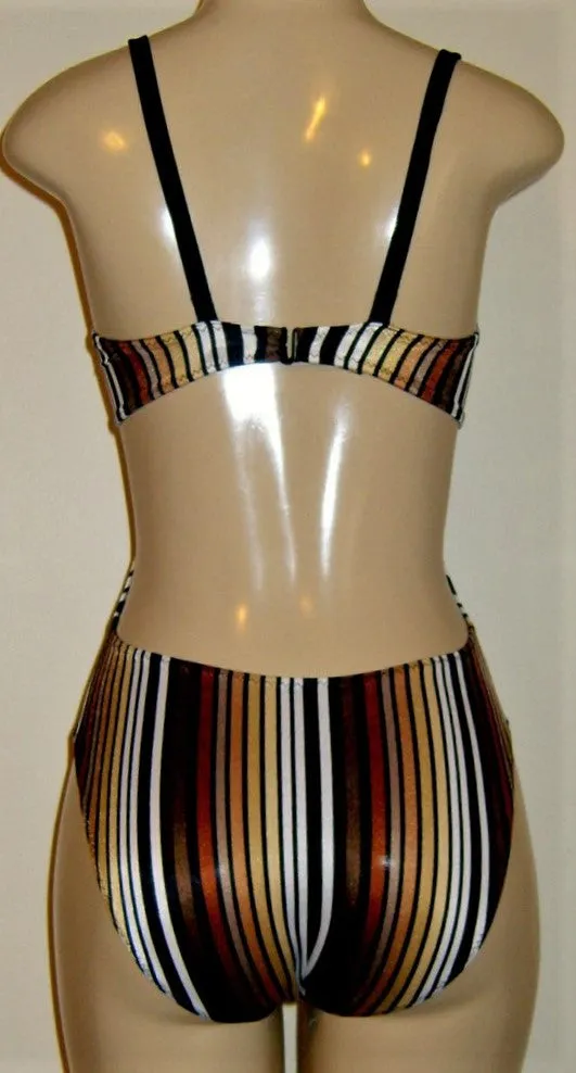 Supportive Underwire One Piece Swimsuits Cutaway Monokini.