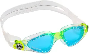Swim Goggle KAYENNE JR blue lens, Translucent   Bright Green by Aquasphere
