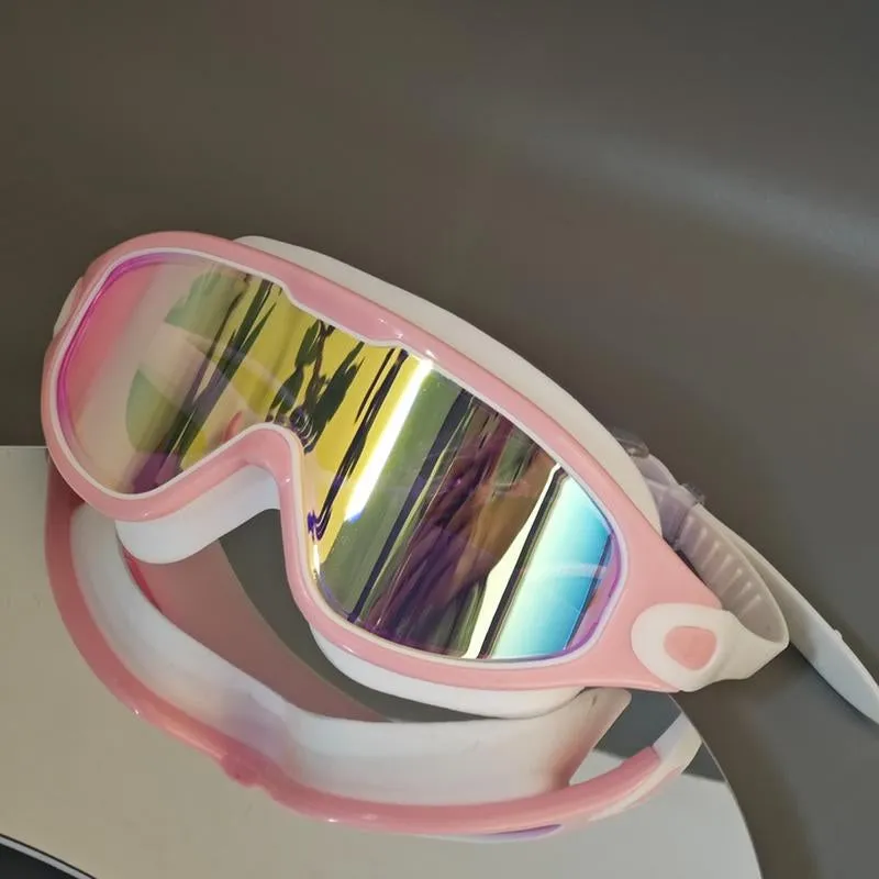 Swim Goggles for Adult Men Women, Anti-Fog UV Protection No Leak 180° Wide View Clear Vision Pool Goggles