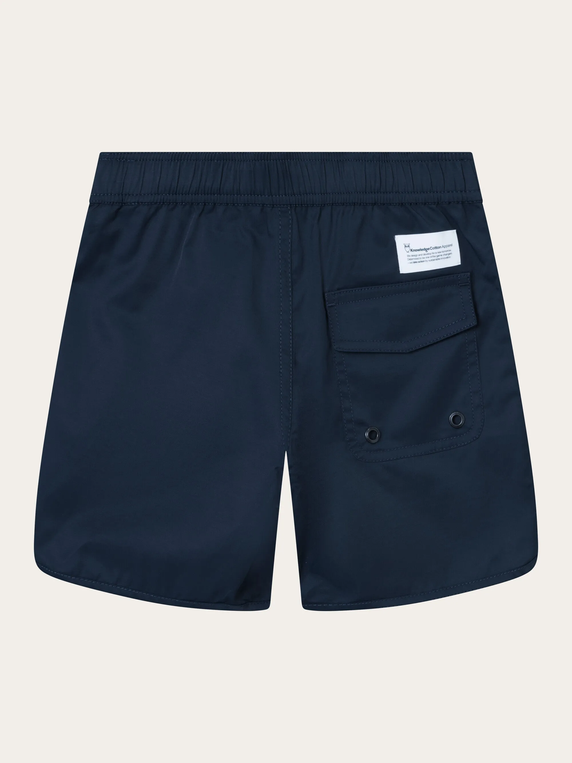 Swim shorts with elastic waist and owl print - Total Eclipse