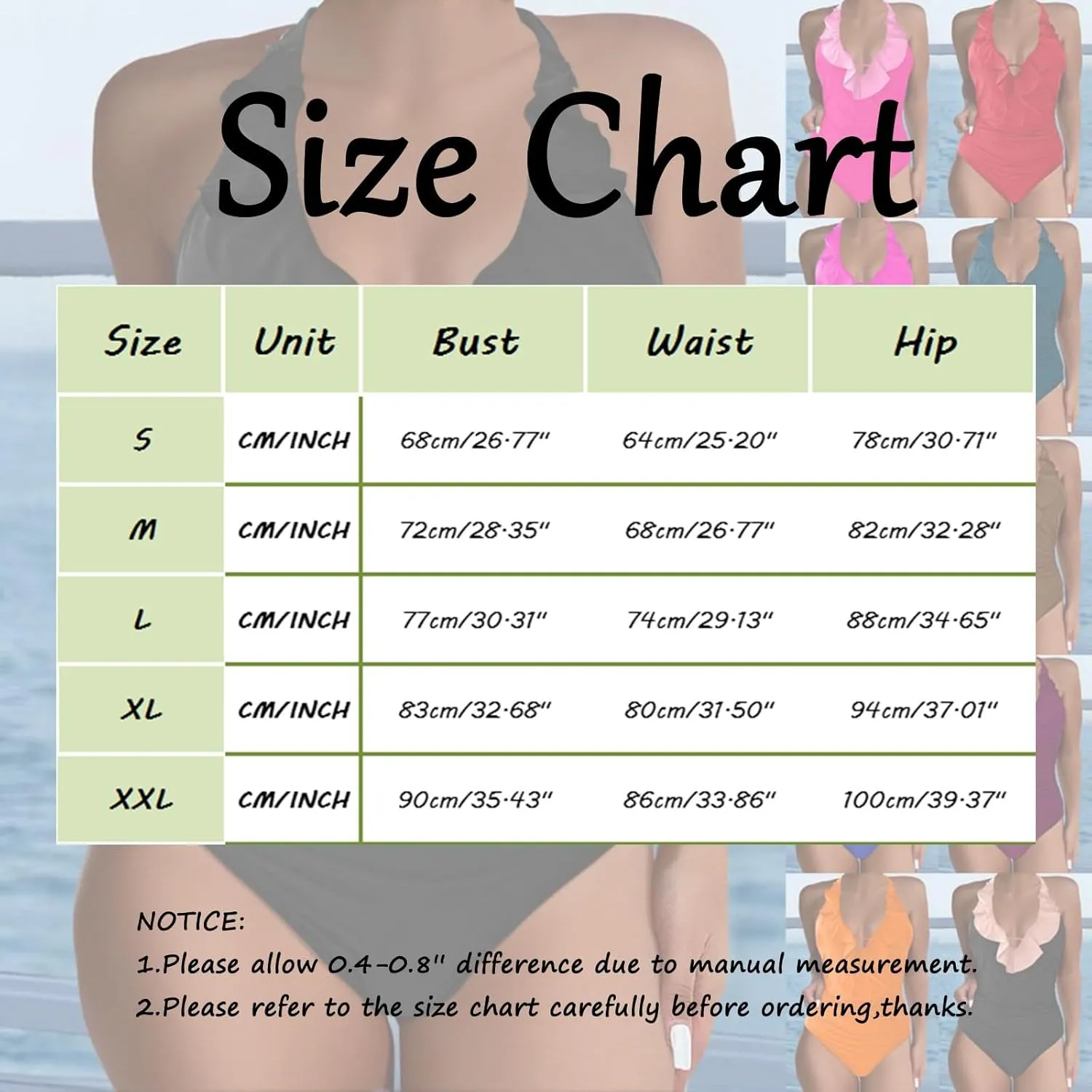 Swim Suits for Women 2025 Ruffle V Neck Summer Comfy Sexy Tummy Control Swimsuit Backless Cute Bathing Suit