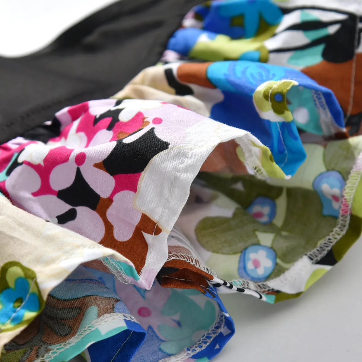 Swimsuit  children's swimwear European girls floral printed swimwear girls fly sleeve one-piece swimwear