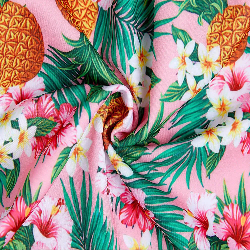 Swimsuits Pink Pineapple TENVDA