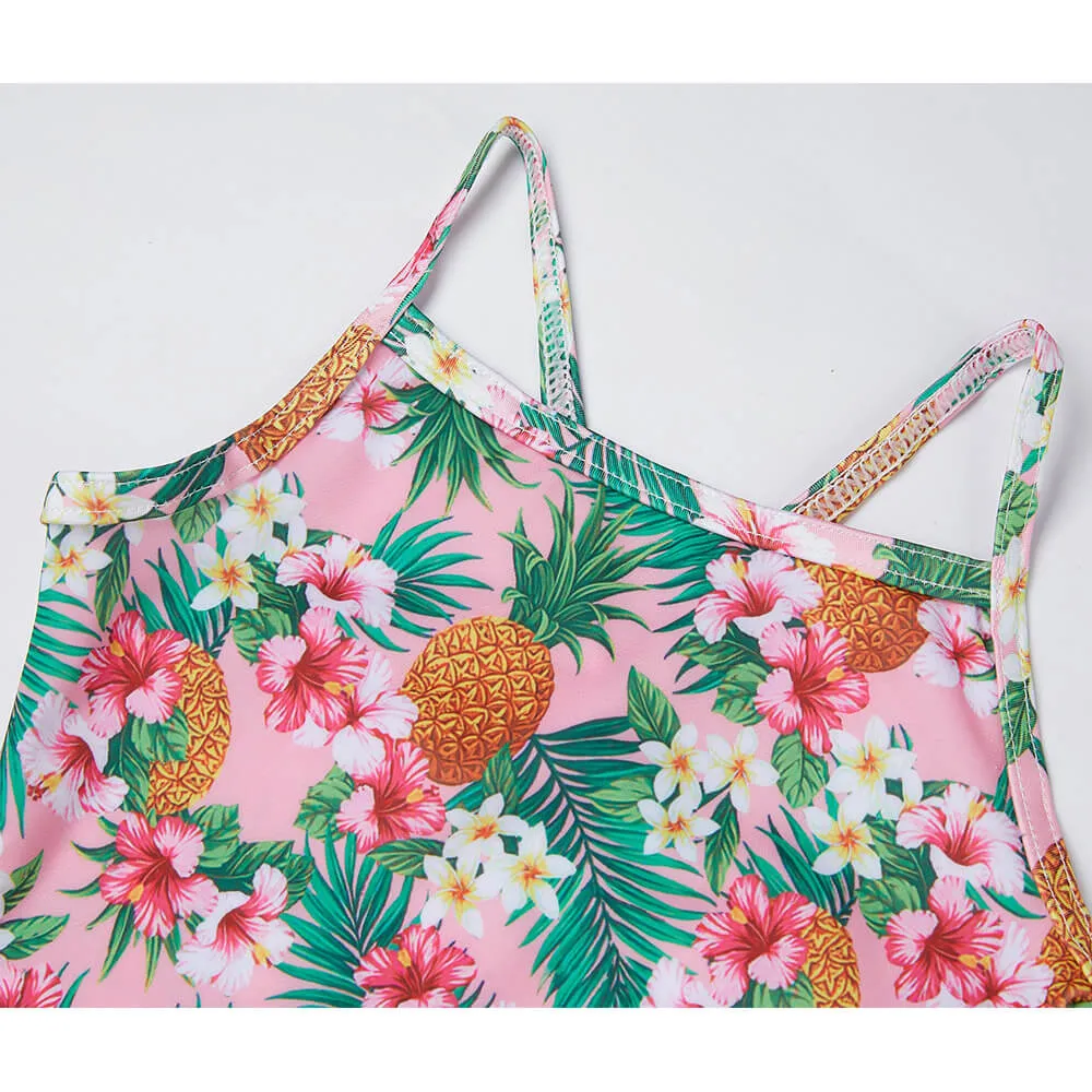 Swimsuits Pink Pineapple TENVDA