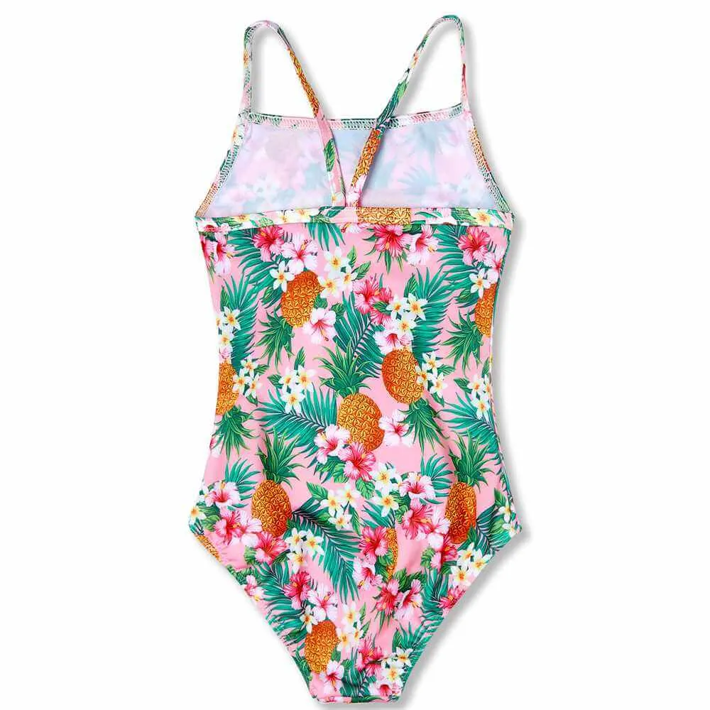 Swimsuits Pink Pineapple TENVDA