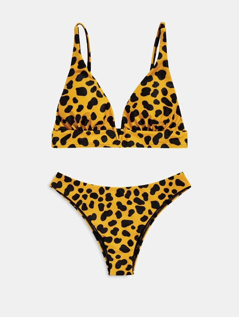 Sydney Leopard Bikini Top