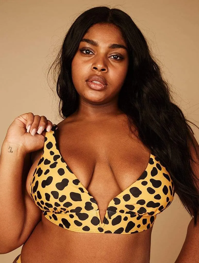 Sydney Leopard Bikini Top