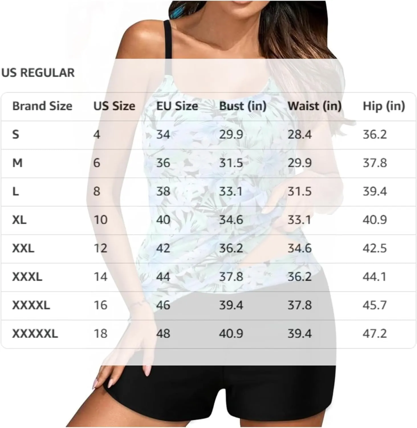 Tankini Swimsuits for Women with Shorts,Tummy Control Bathing Suit for Women Plus Size Modest Swim Tops Swimwear