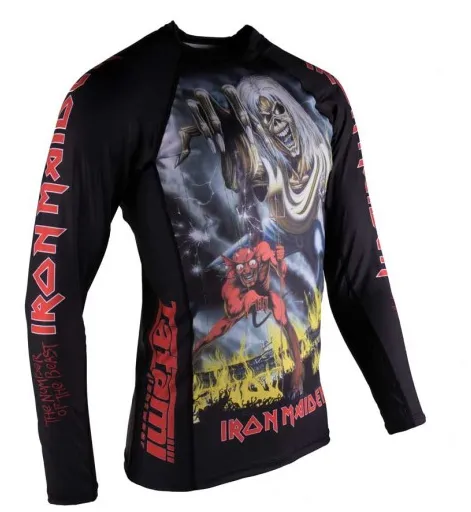 Tatami X Iron Maiden Number of the Beast Rash Guard