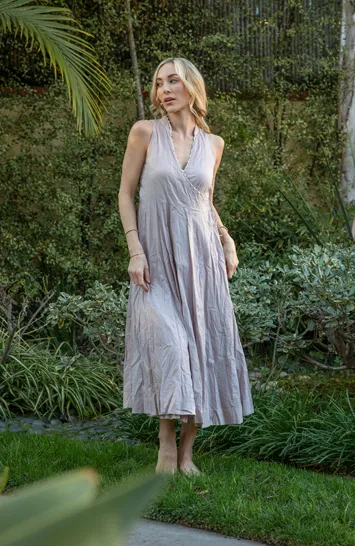 TAWNEY DRESS - STEEL GREY