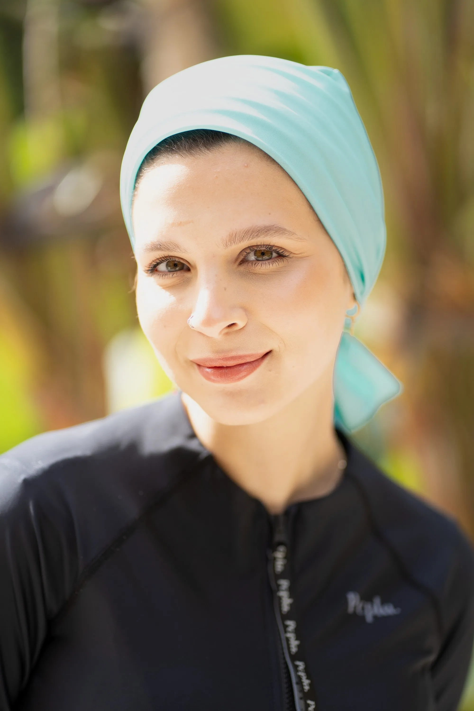Teal Leaf Turban